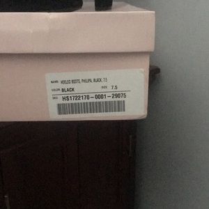 Black High Heeled Boots